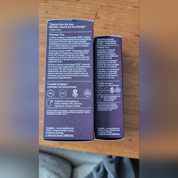 Caudalie Premier Cru The Serum and The Eye Cream NIB - Picture 3 of 4